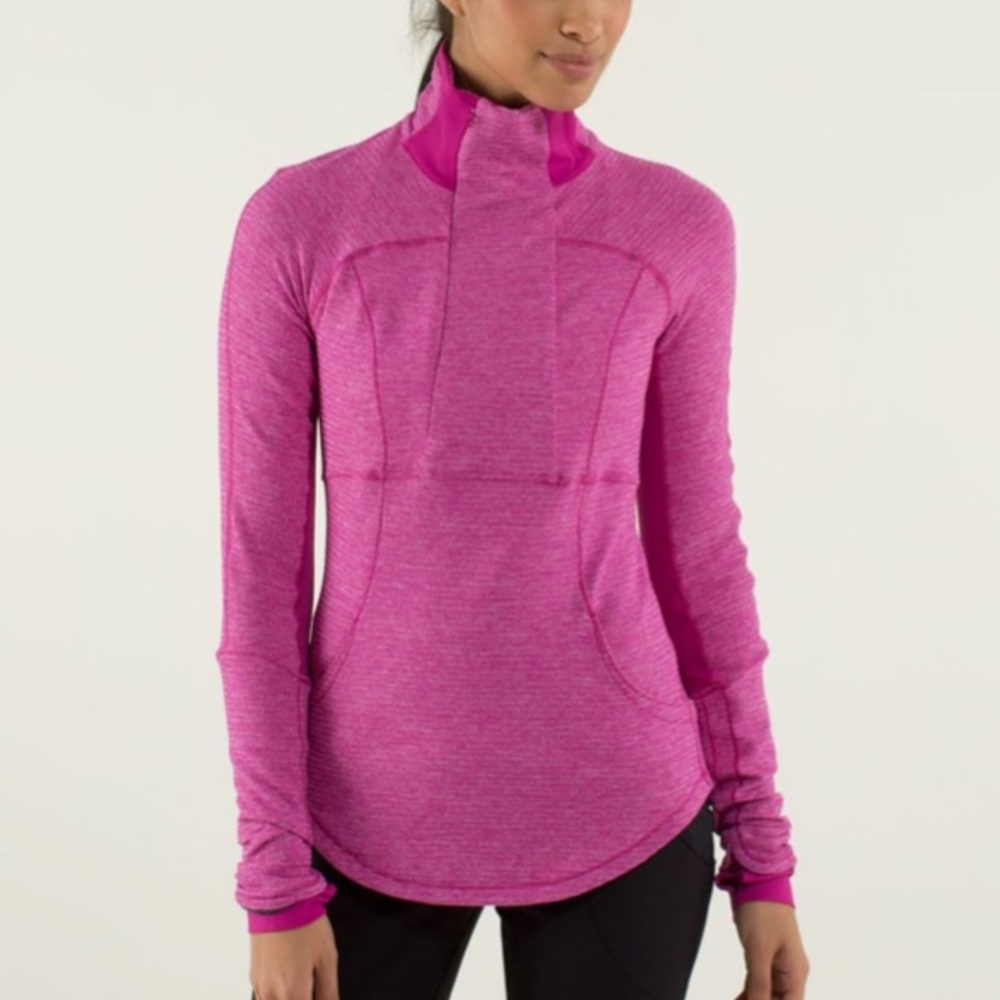 Lululemon Base Runner 1/2 Zip Sweater Shirt Top